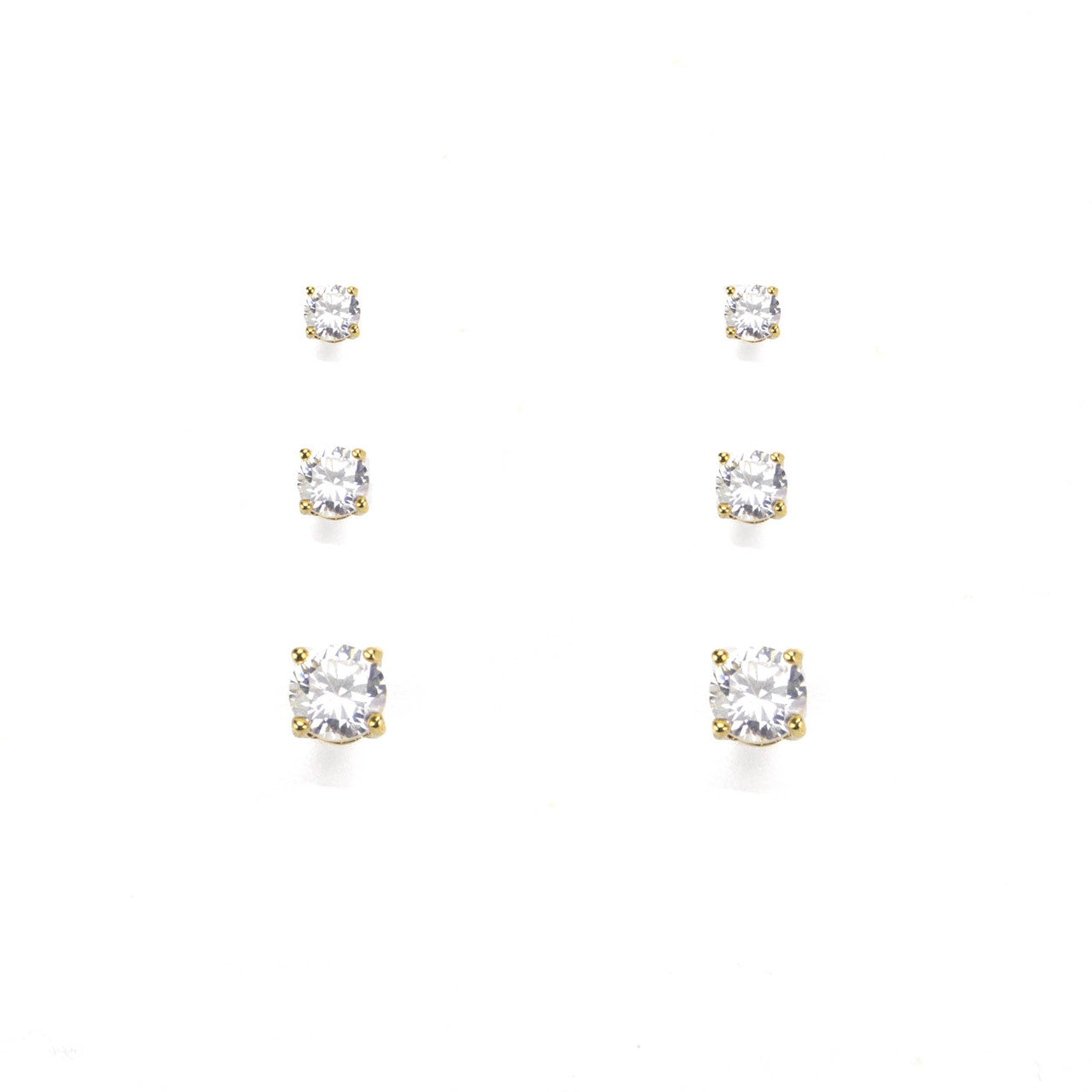 Cubic Zirconia-post-womens-earrings
