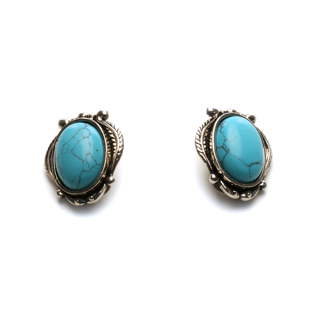Aztec Clip Earrings