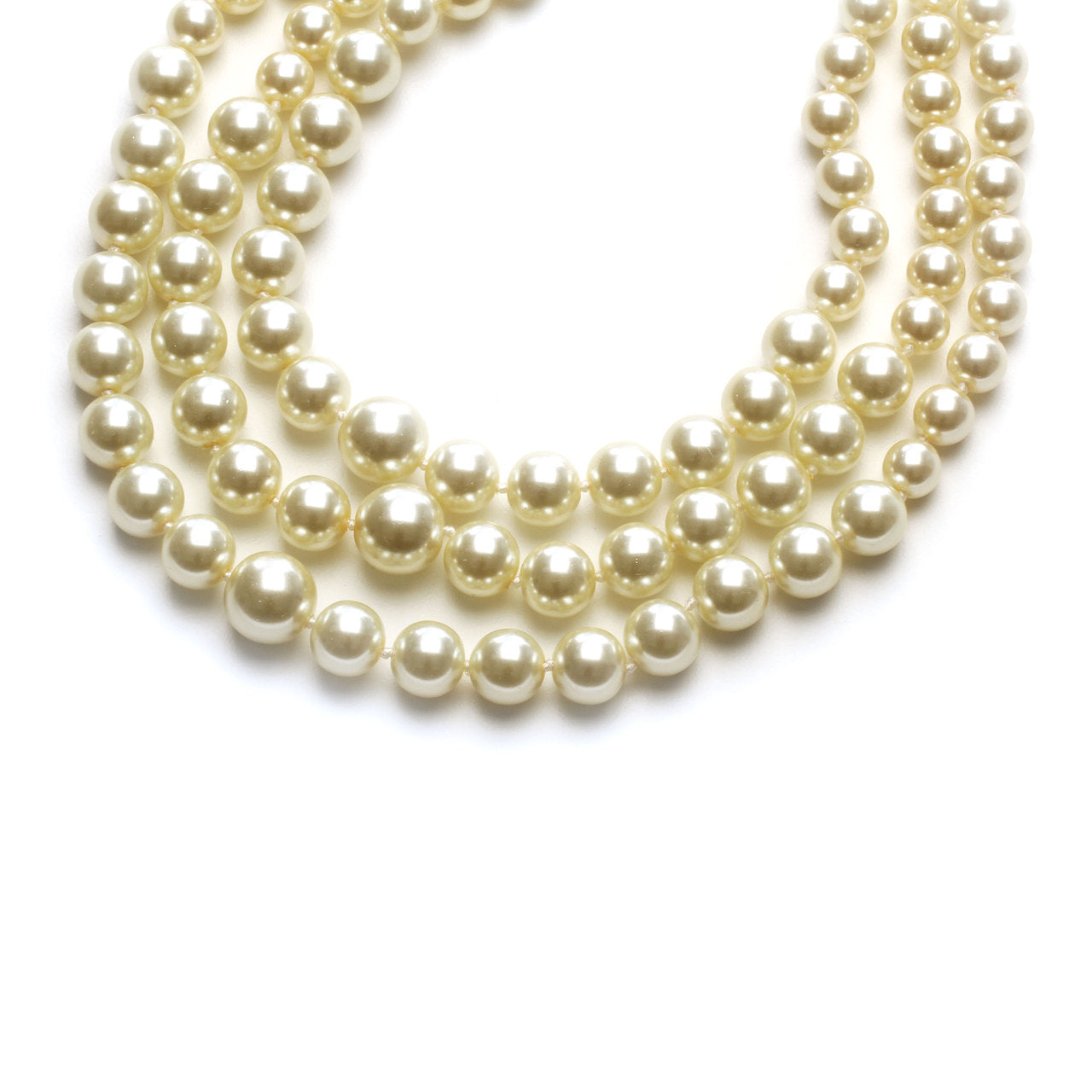 pearl necklace-pearl jewelry-pearl strand-multi pearl strand