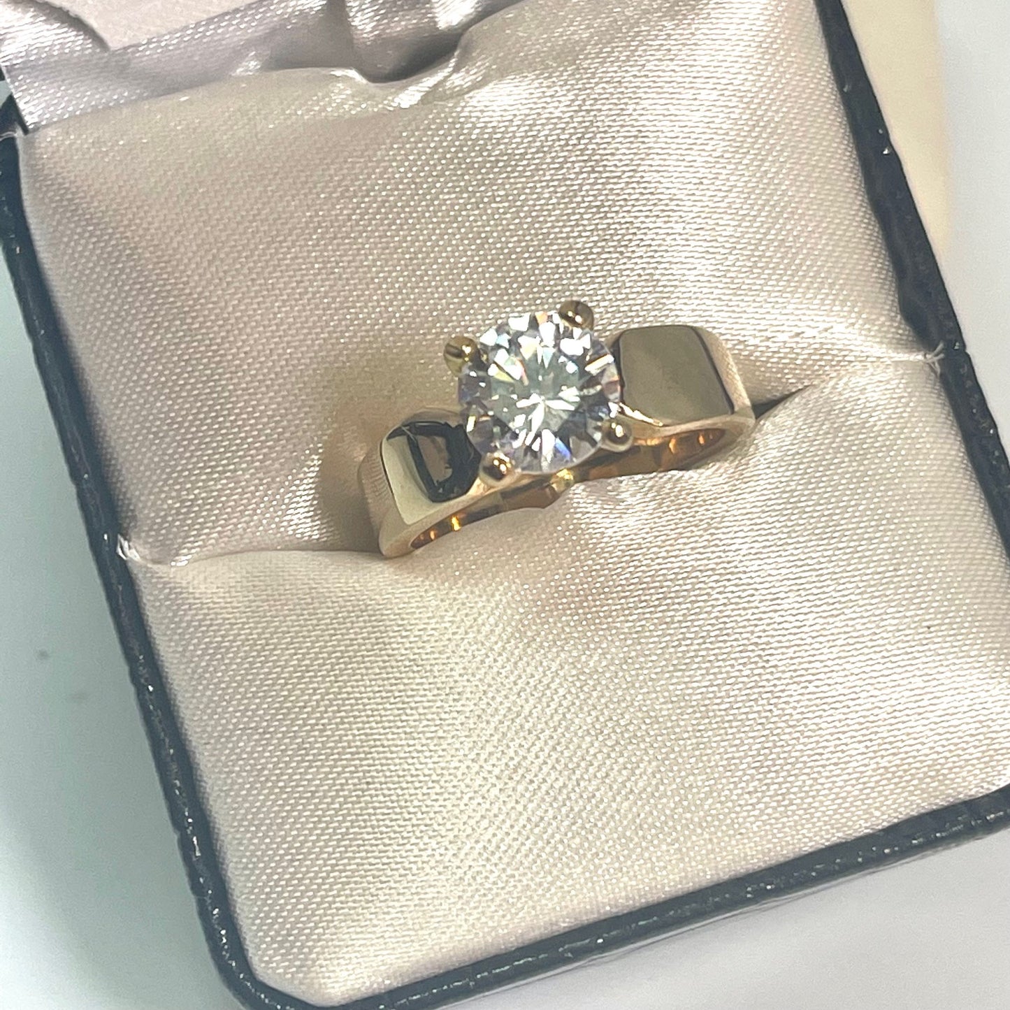 Classic 2ct Solitaire Cubic Zirconia Ring