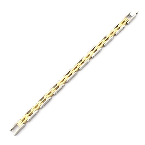 bracelet-mens-jewelry-stainless steel-gold
