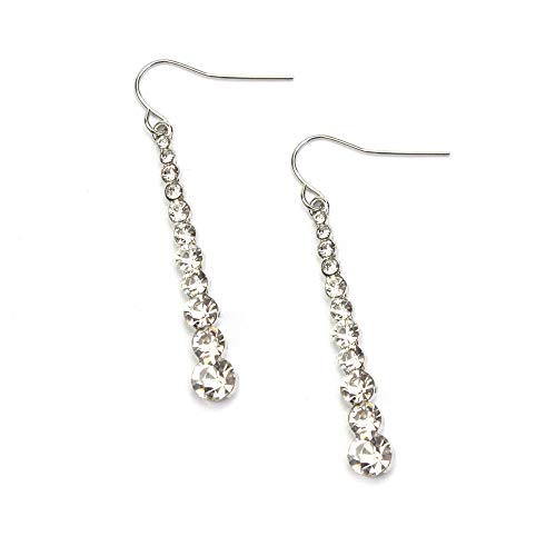 Austrian Crystal Graduated Drop Earrings