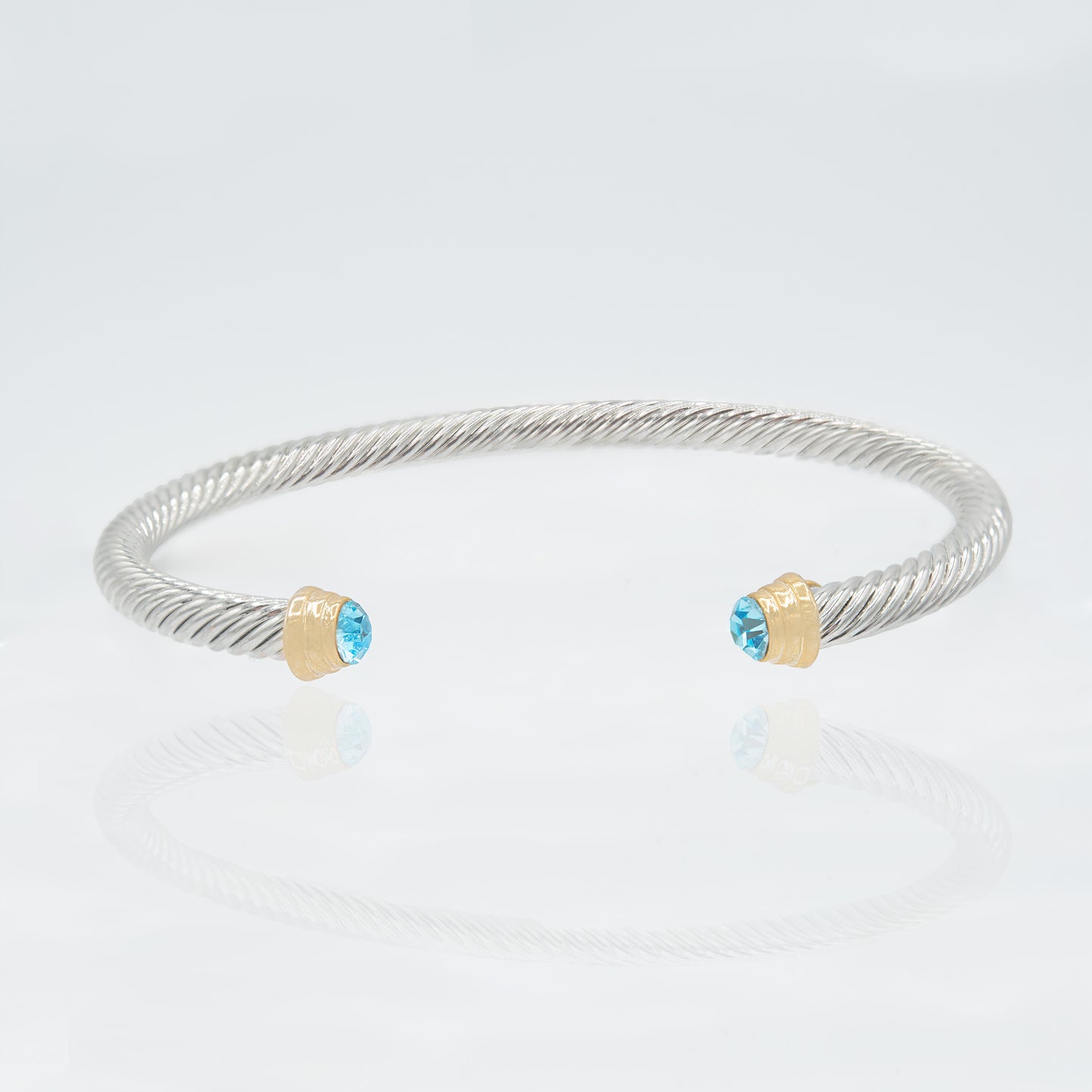 Crystal Cable Wrap Bracelet