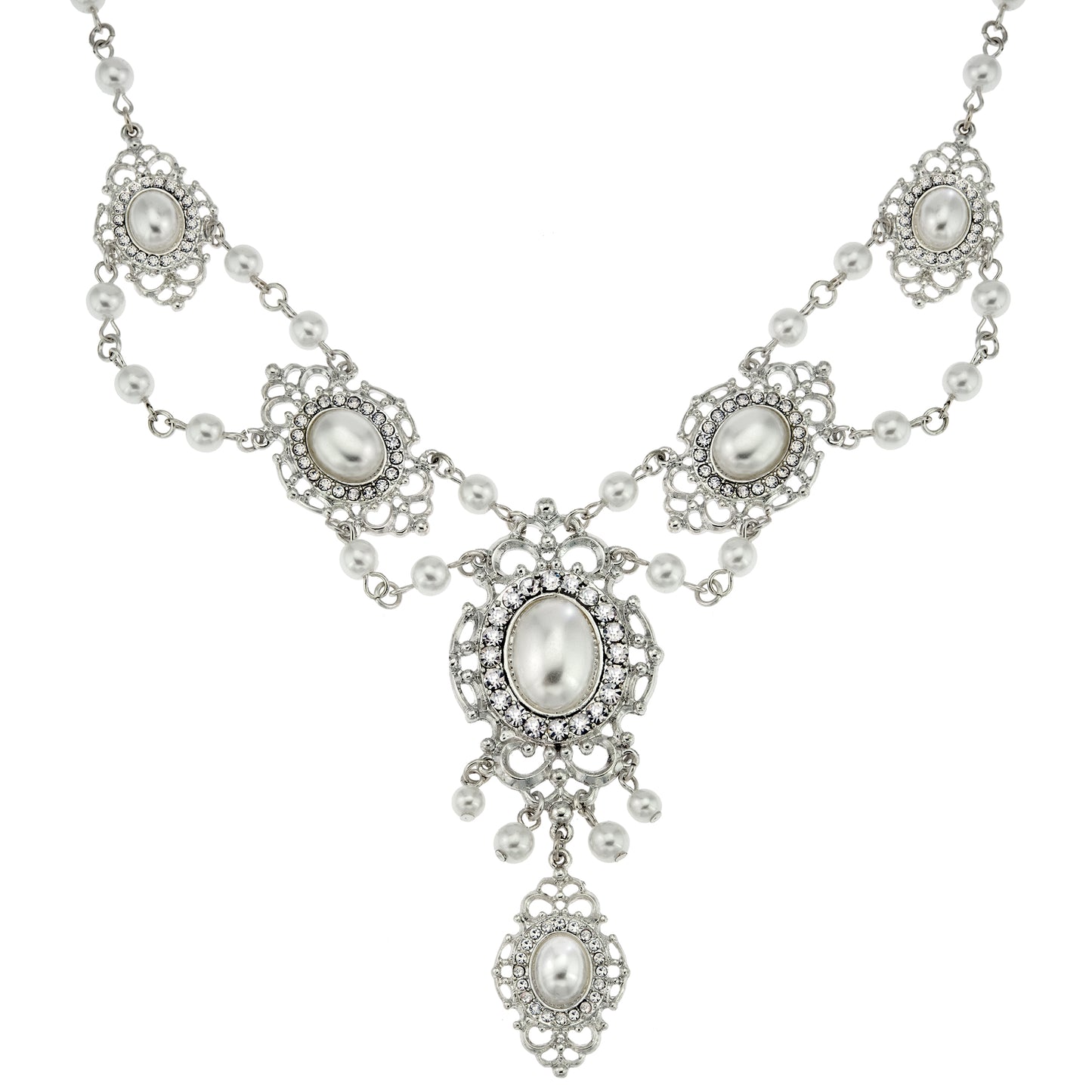 bridal jewelry-jewelry for the bride-brides necklaces-pearl necklace-prom jewelry-womens necklace-parl jewelry-statement necklace
