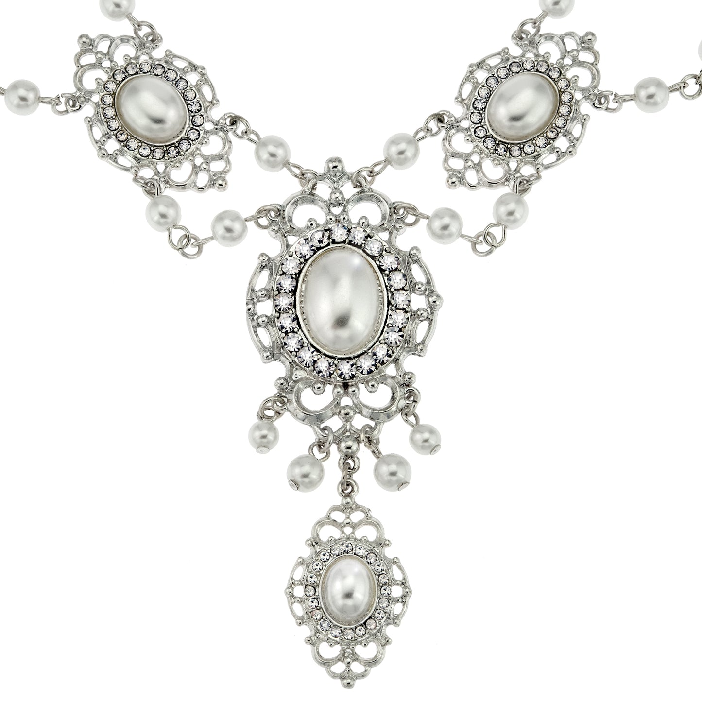 bridal jewelry-jewelry for the bride-brides necklaces-pearl necklace-prom jewelry-womens necklace-parl jewelry-statement necklace