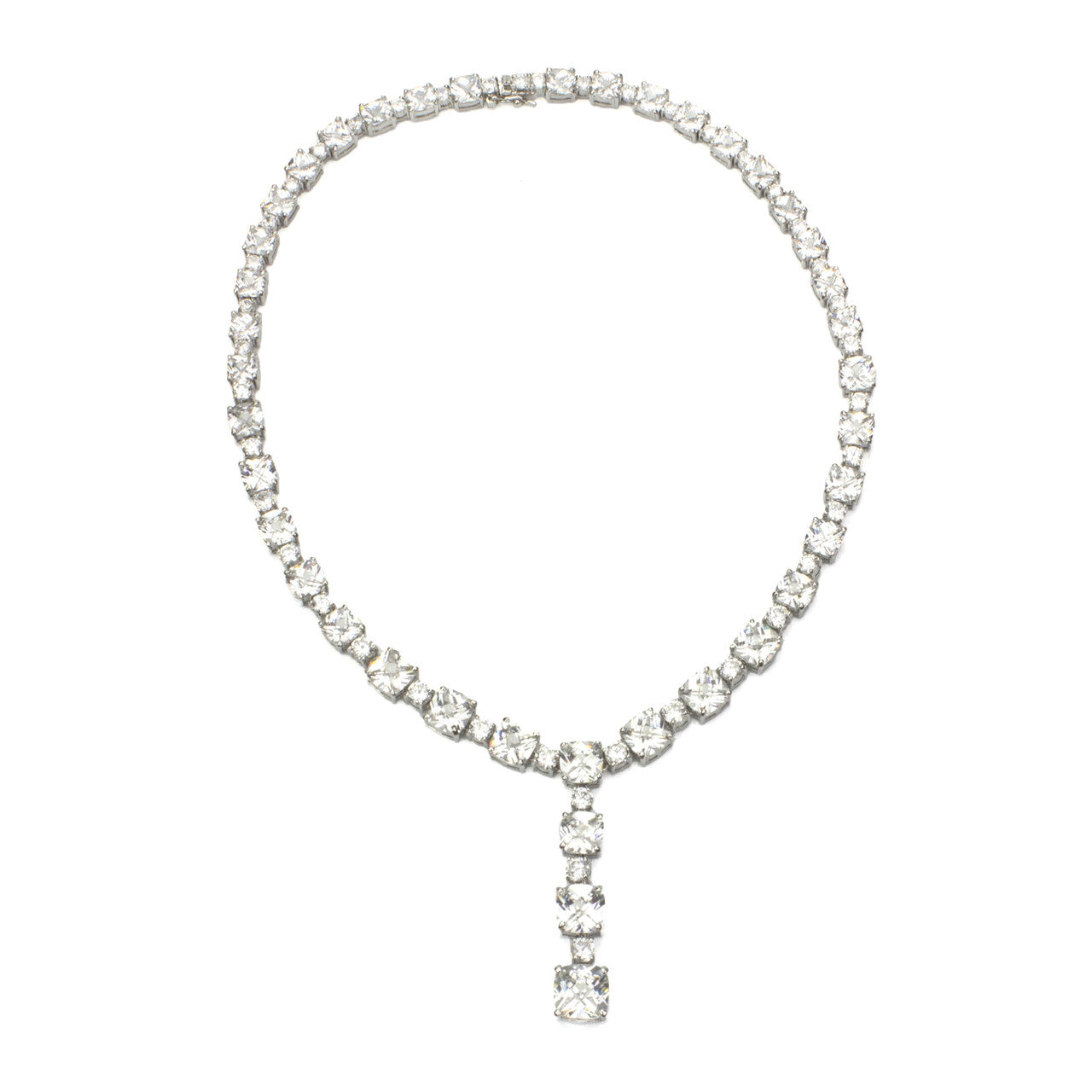 cubic zirconia-bridal-diamond-necklace