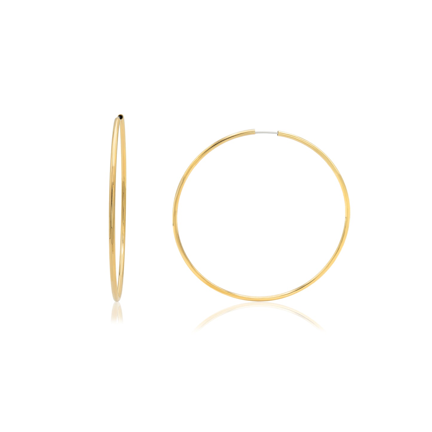 Classic Small Gold Tone Hoop Earrings