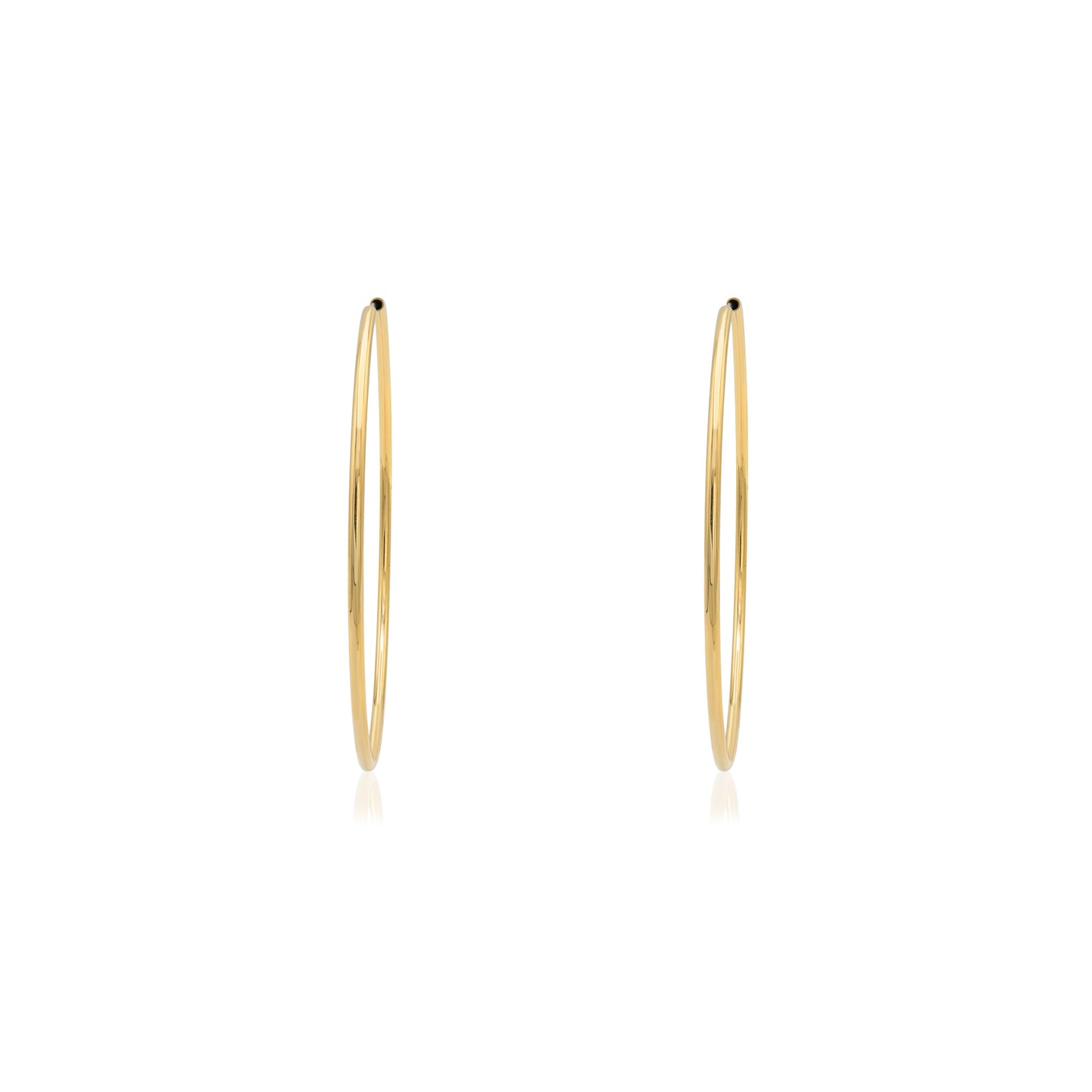 Classic Small Gold Tone Hoop Earrings