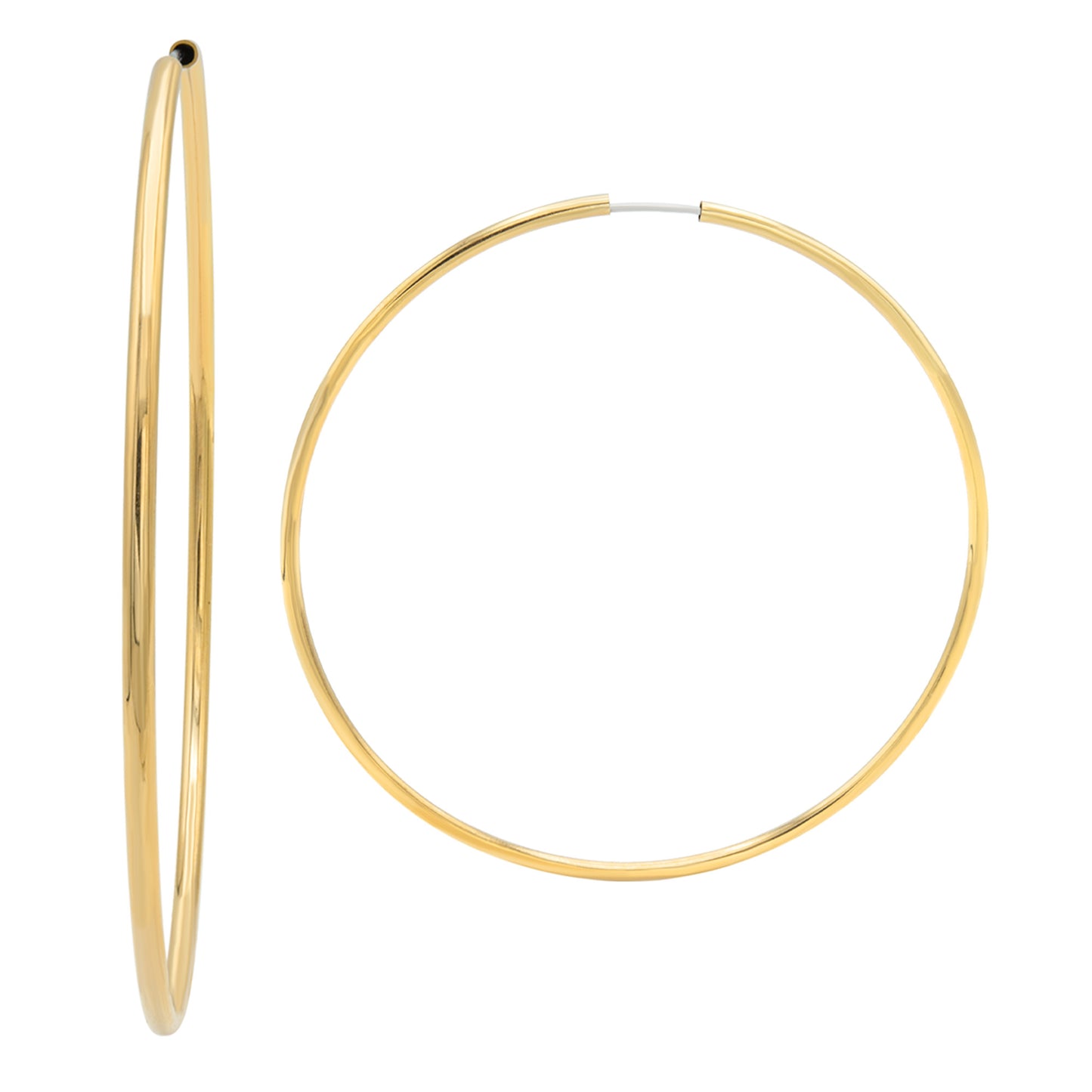 Classic Small Gold Tone Hoop Earrings