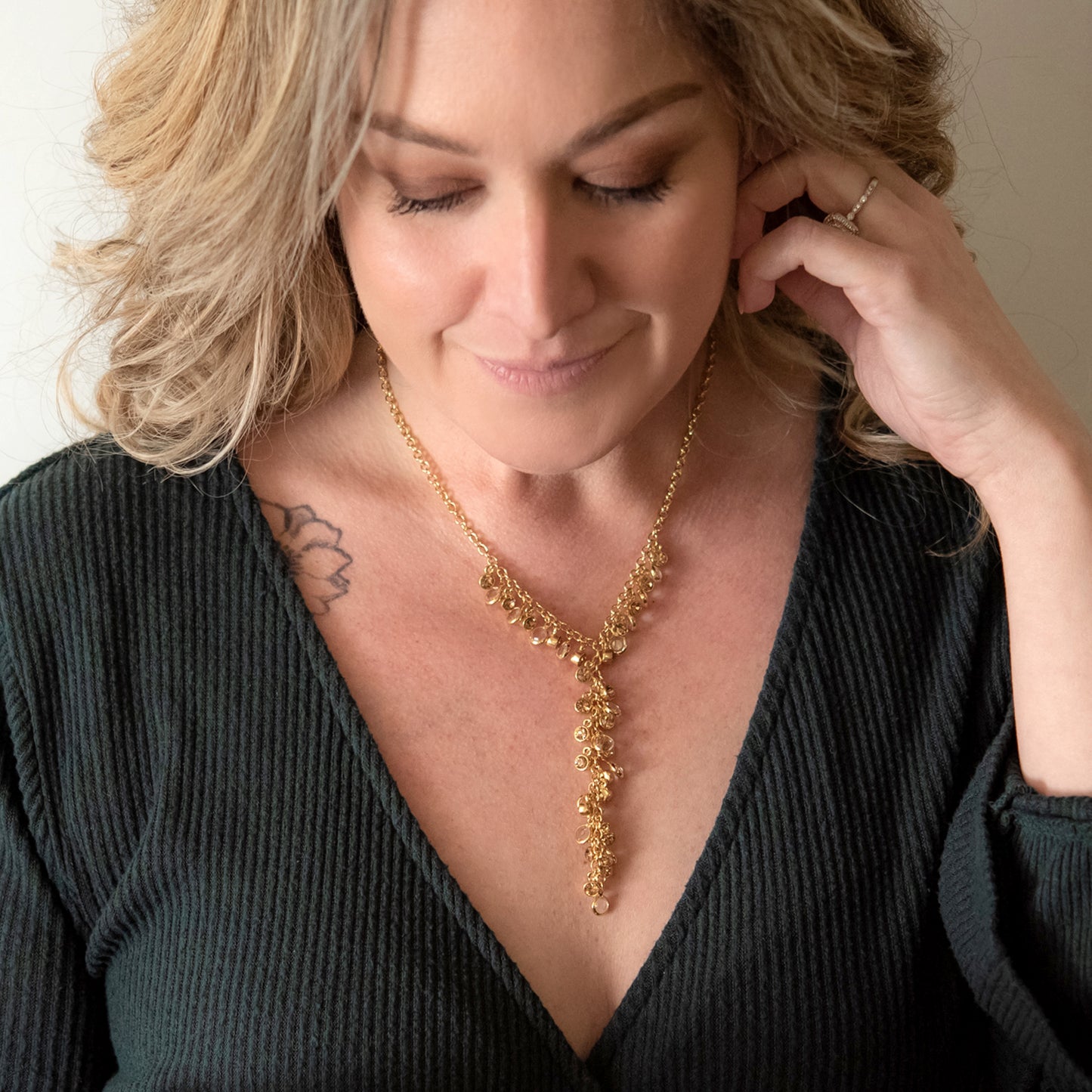 Y-necklace-gold-beads-and-crystals