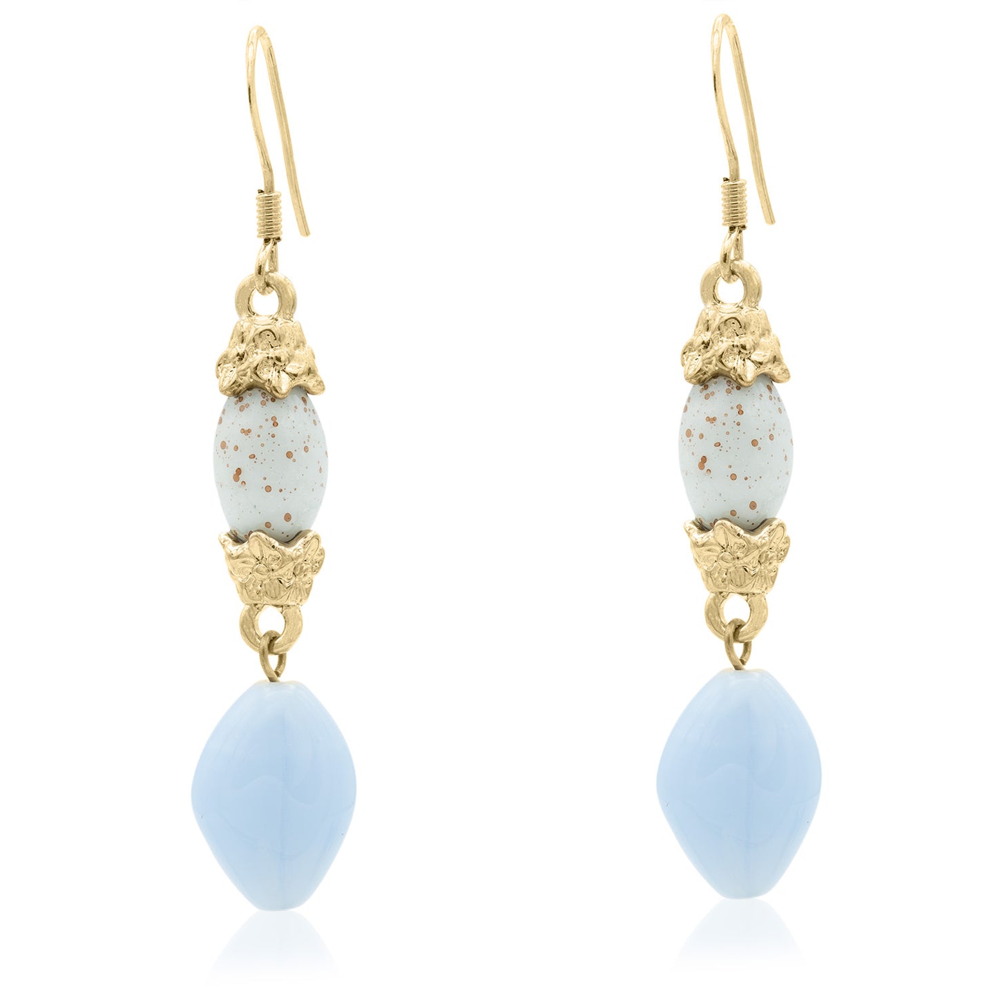 dangle earrings-white summer earrings-gold womens earrings