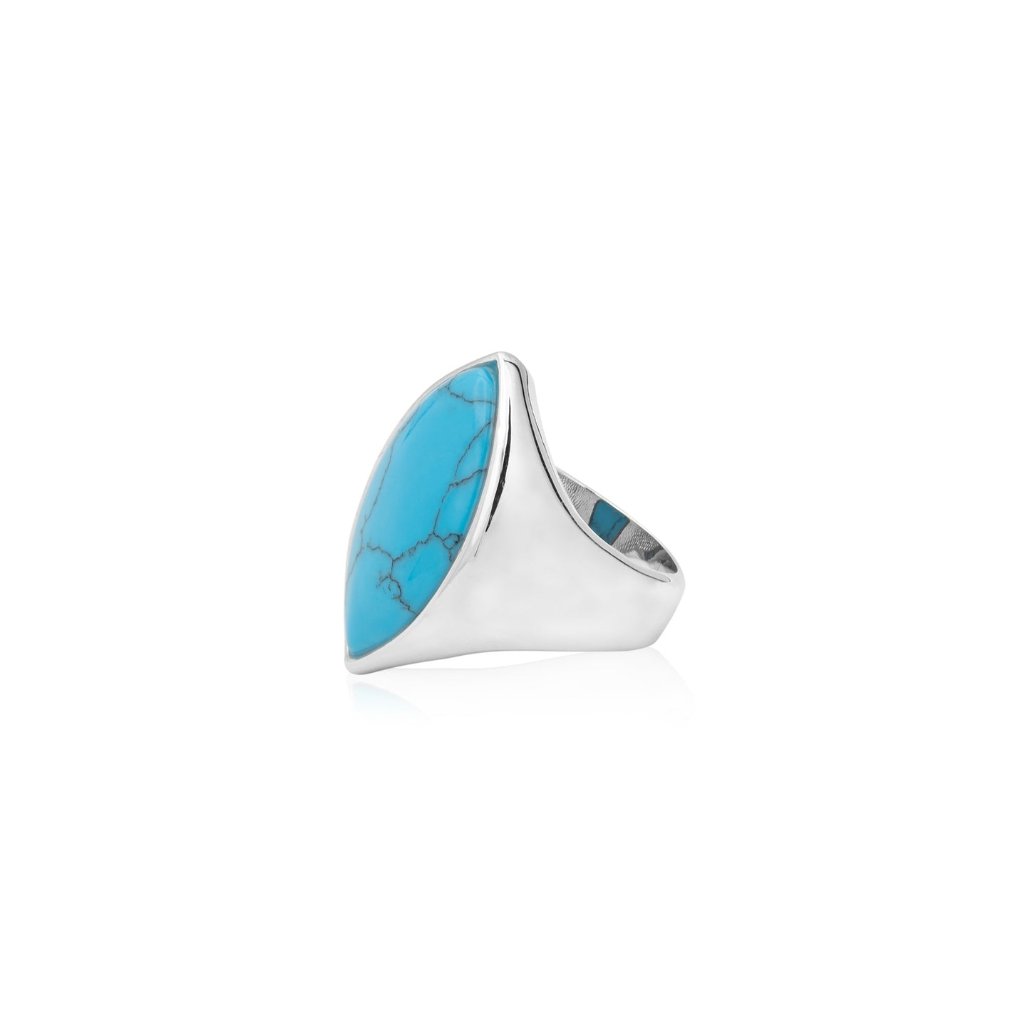 Turquoise Marquise Statement Ring