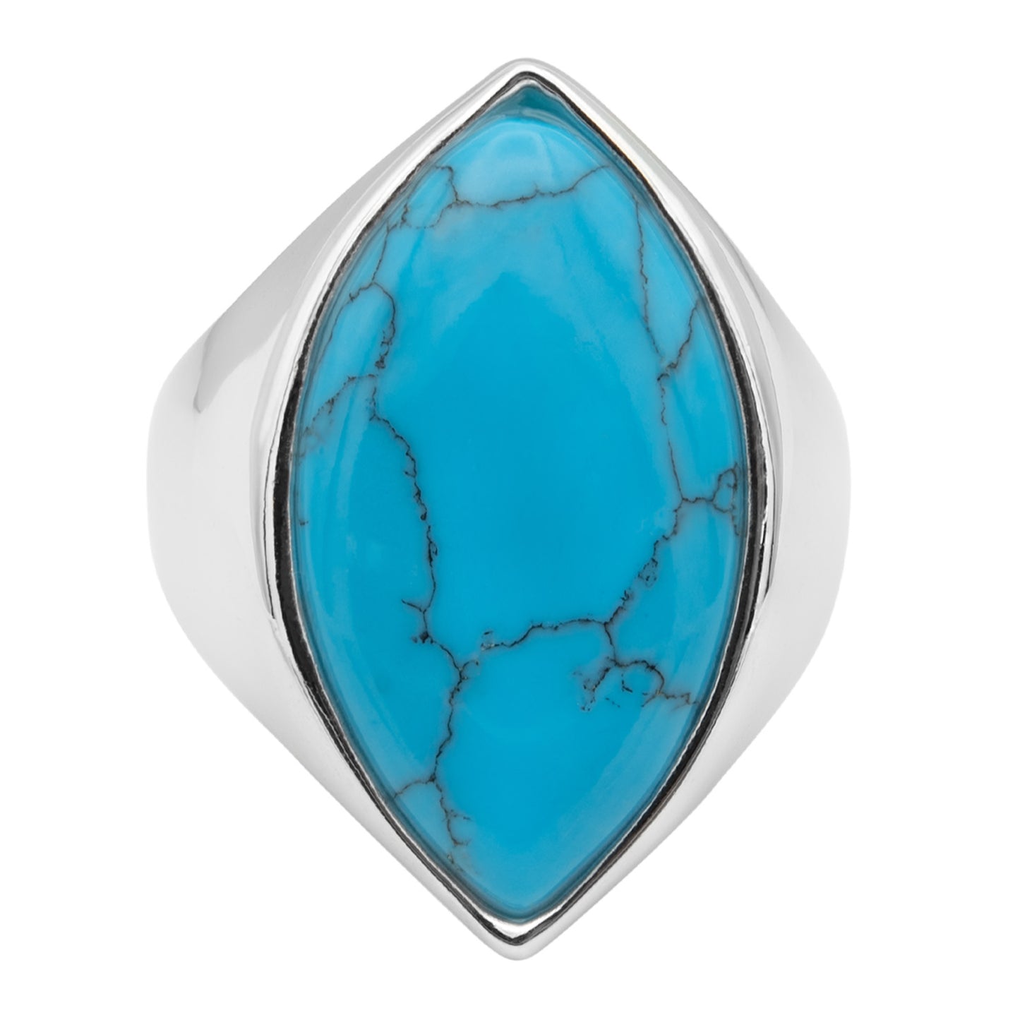 Turquoise Marquise Statement Ring