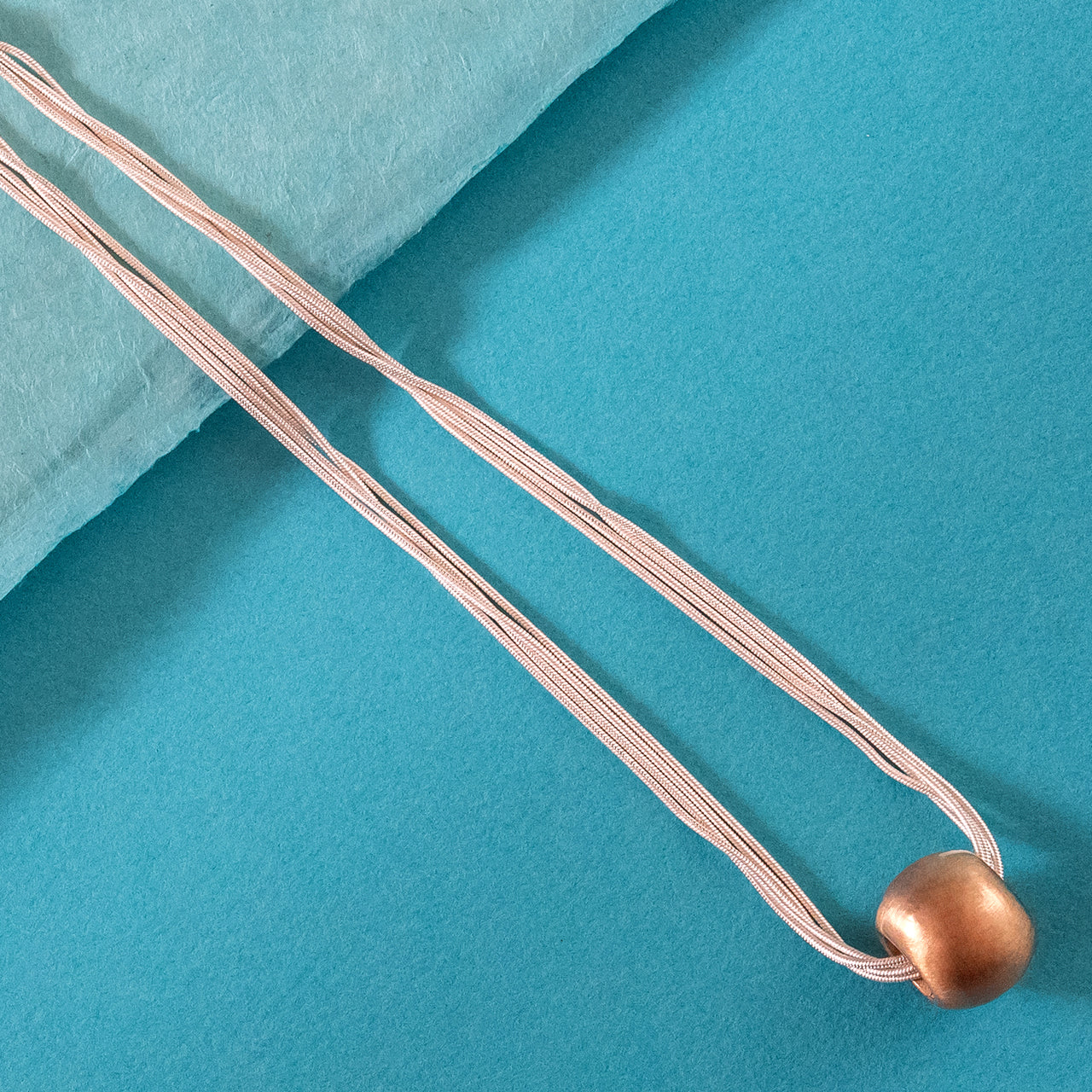 silver-liquid silver-gold-pendant-necklace
