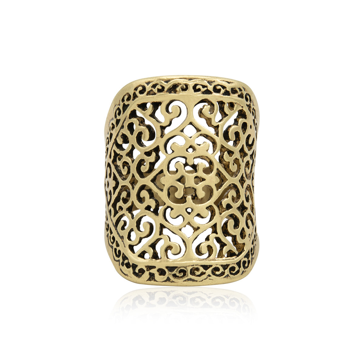 Vintage Filigree Statement Ring
