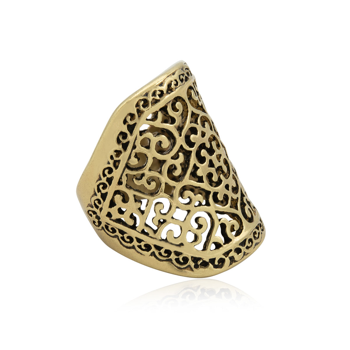 Vintage Filigree Statement Ring