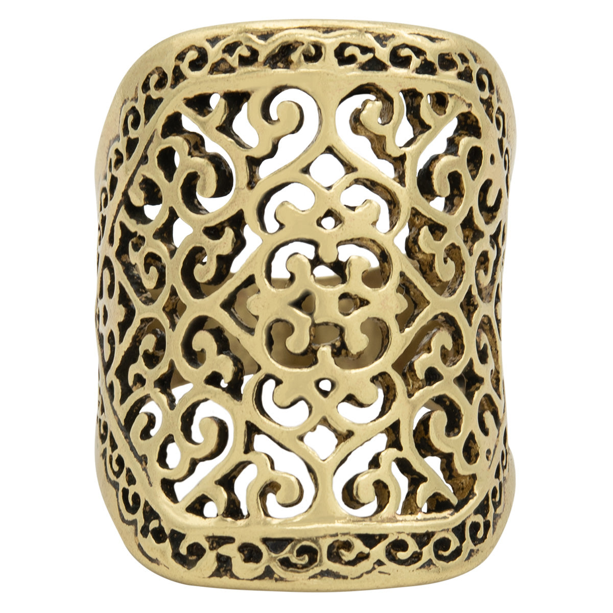 Vintage Filigree Statement Ring
