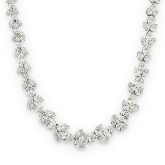 cubic zironia-necklace-bridal-jewlery