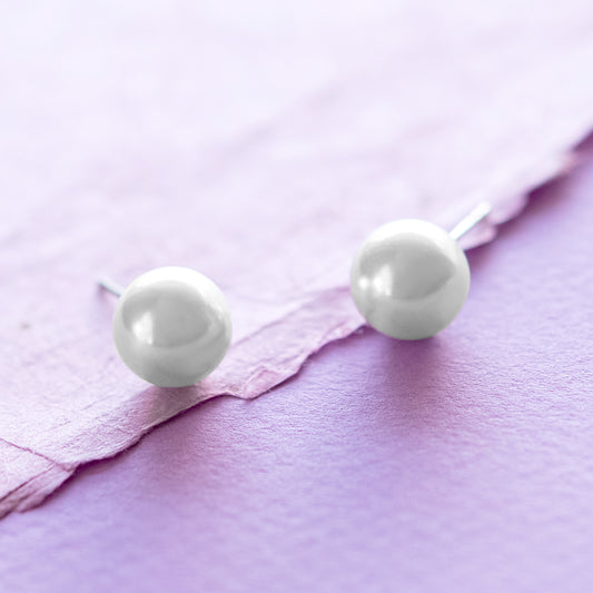 pearl earrings-pearl jewelry-pearl stud earrings