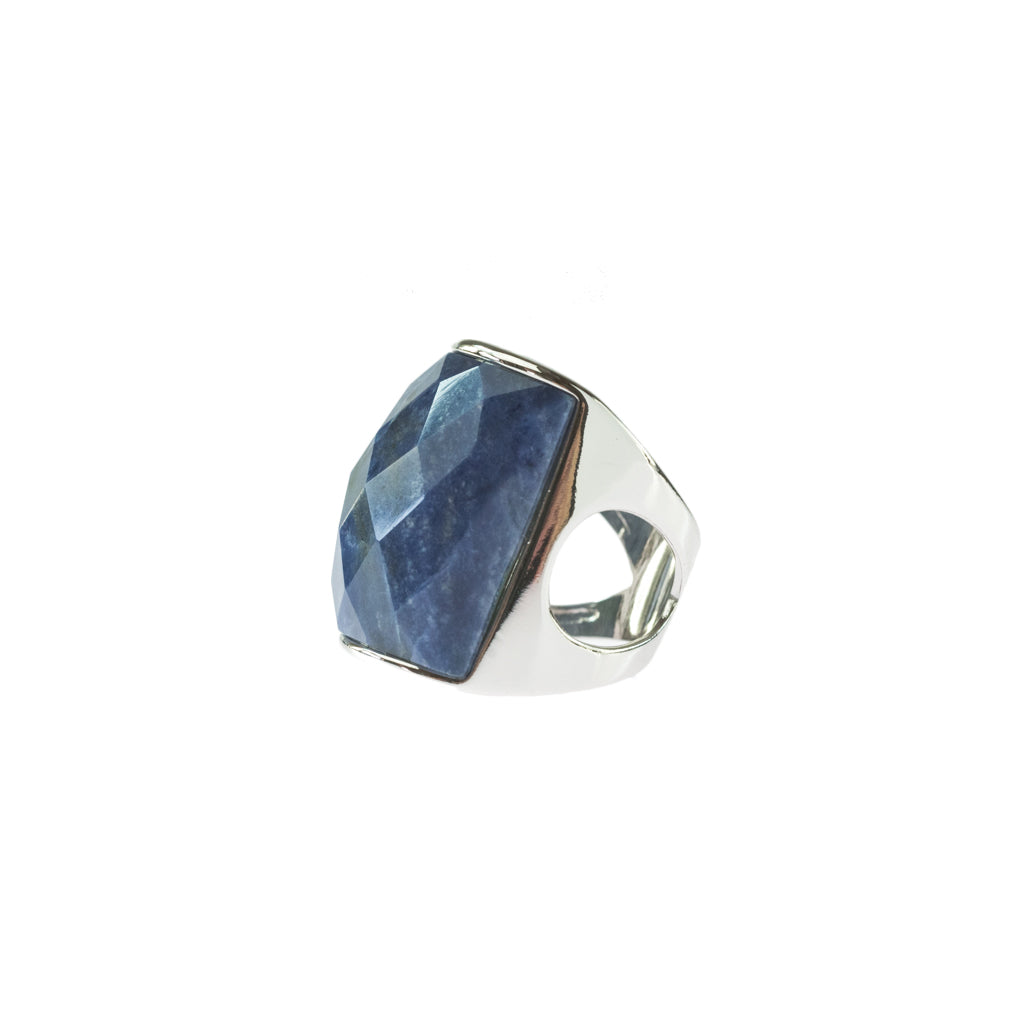 Statement Sodalite Cocktail Ring