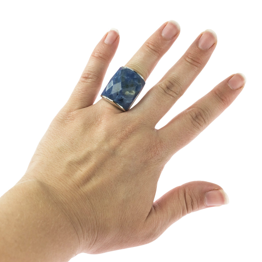 Statement Sodalite Cocktail Ring