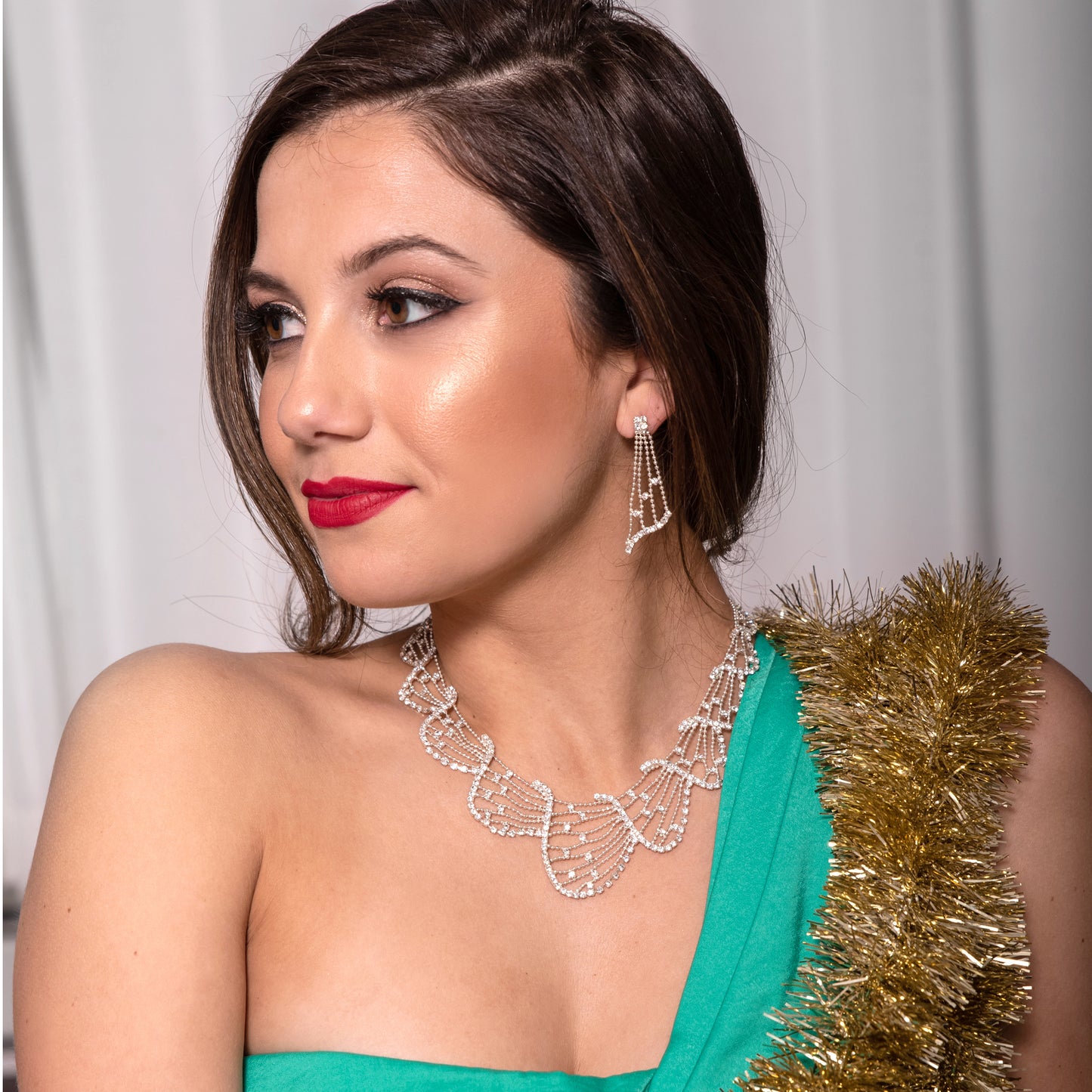 bridal jewelry-diamond jewelry-jewelry for the bride-necklace and earring sets-party jewelry-bling jewelry