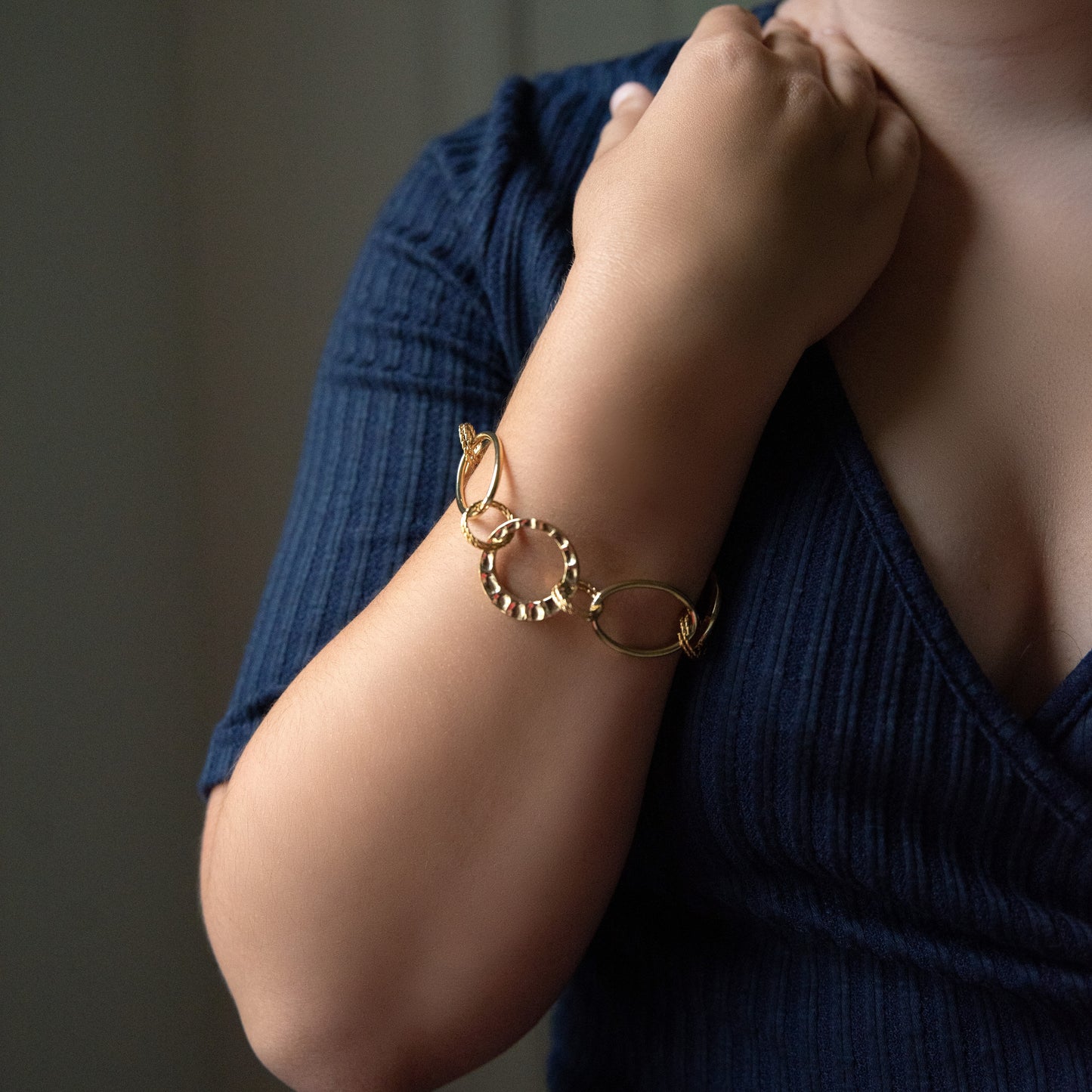gold link bracelet-womens bracelet-gold jewelry-gold bracelet