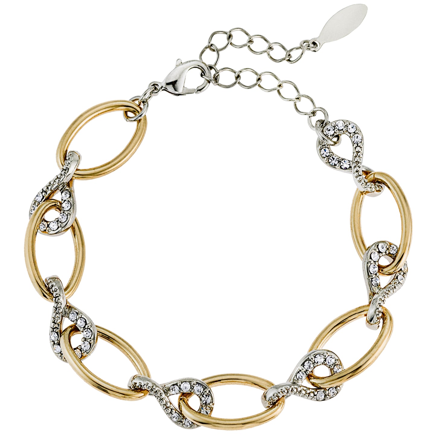 womens bracelets-link bracelets-gold bracelets-gold and silver bracelet