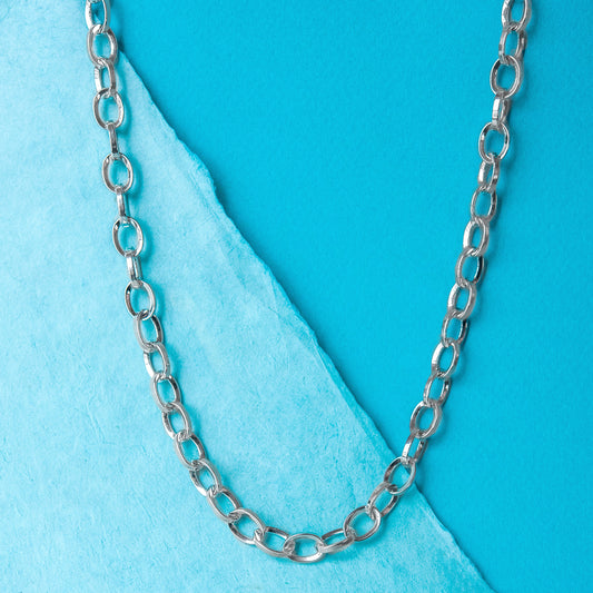 silver-link-chain
