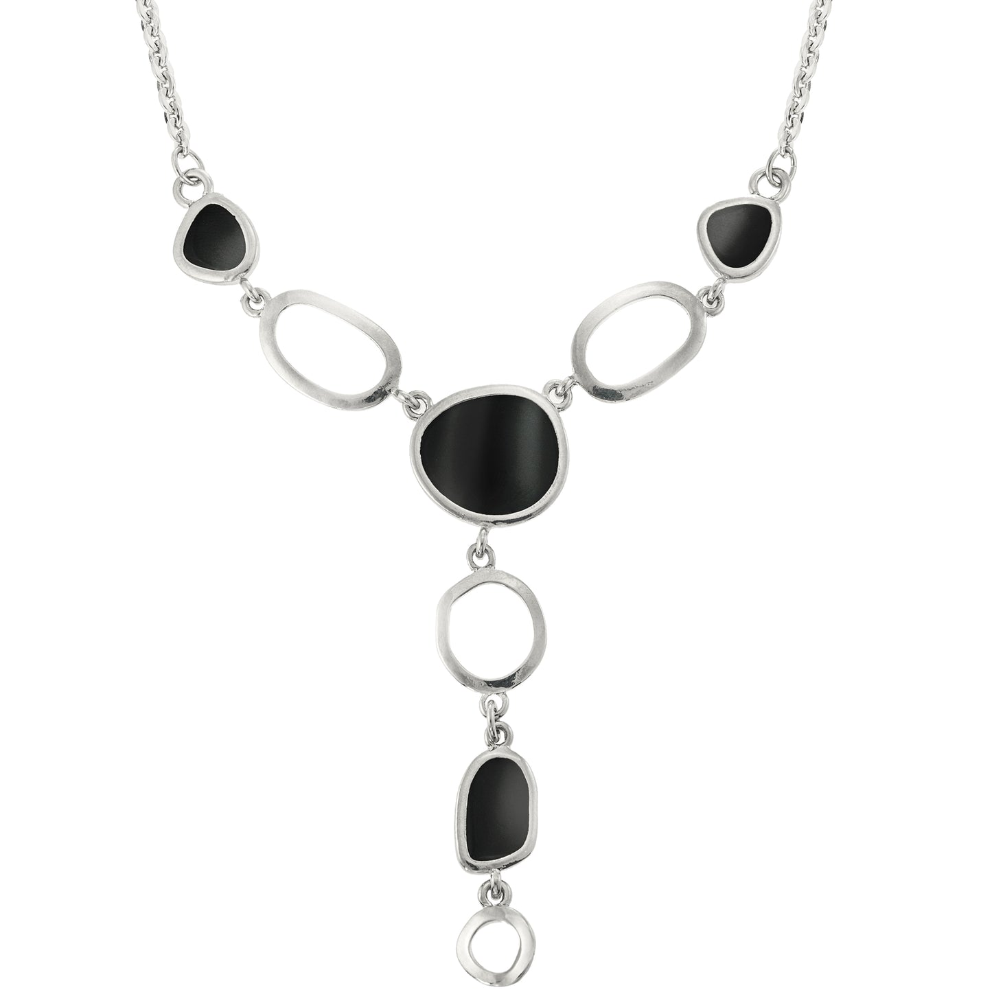 silver and black jewelry-womens jewelry