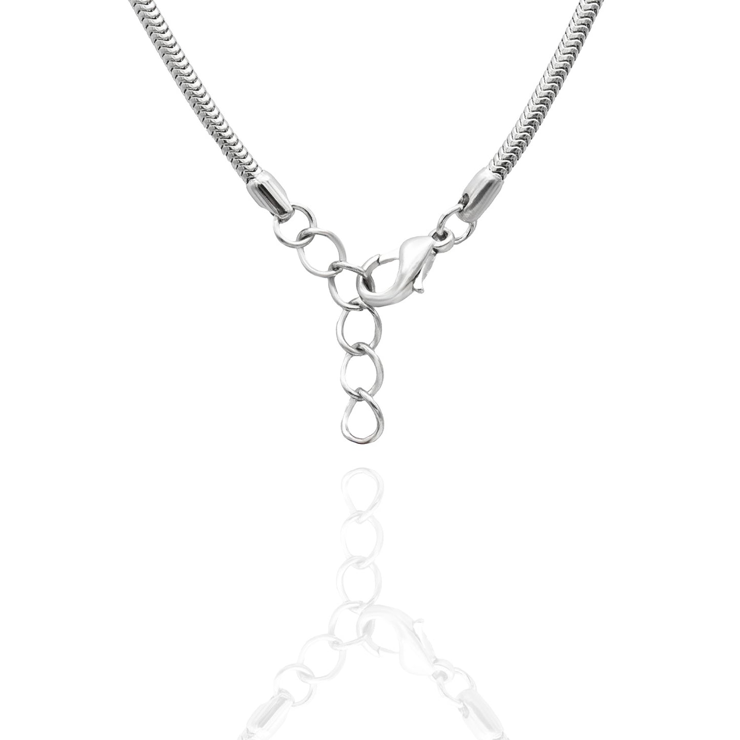 Austrian Crystal Heart Pendant Necklace with Extender Chain Silver Tone
