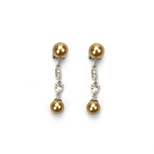 Pearl-cubic zirconia-earrings-bride-jewelry
