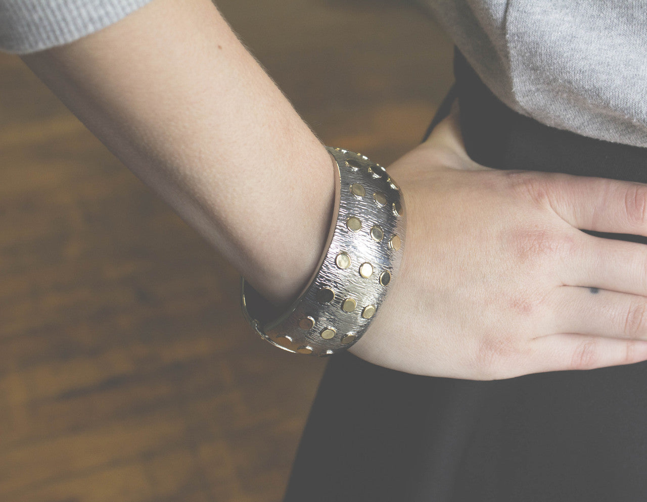 Basic Elements Hinged Bangle Bracelet