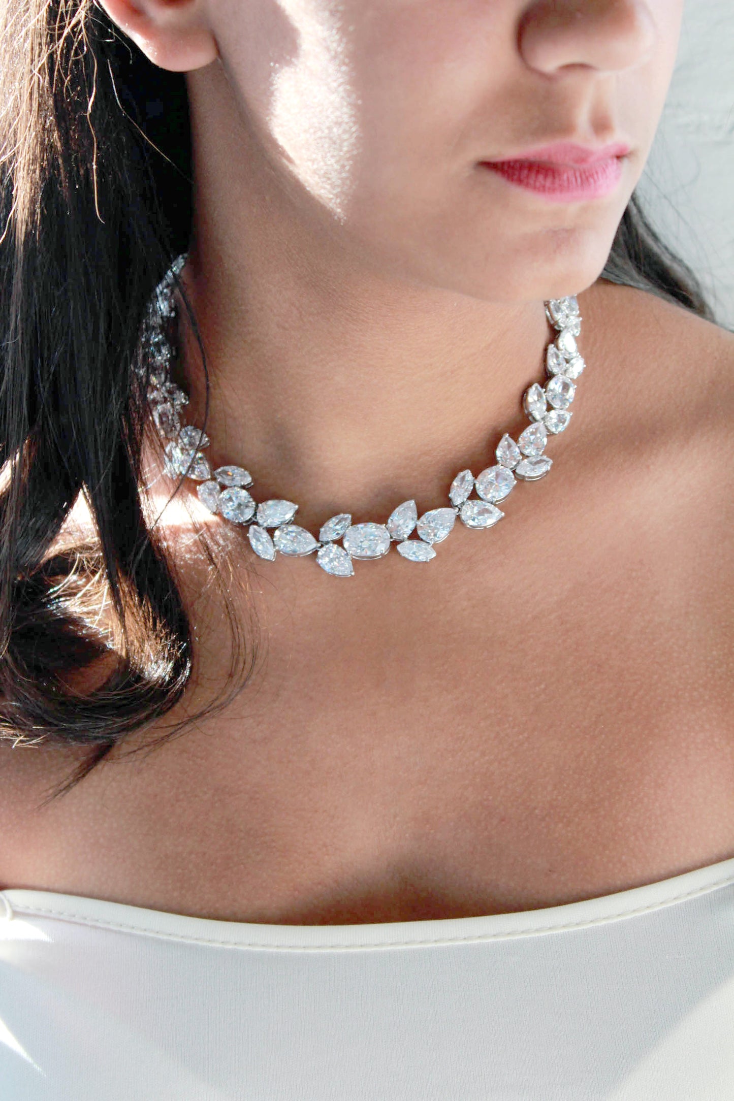 cubic zironia-necklace-bridal-jewlery