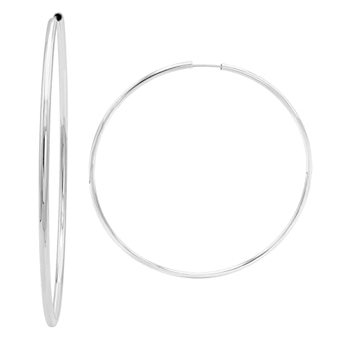 Classic Small Silver Hoop Earrings