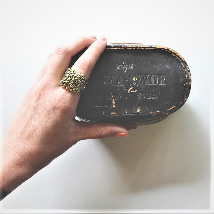 Cross Pattern Statement Ring