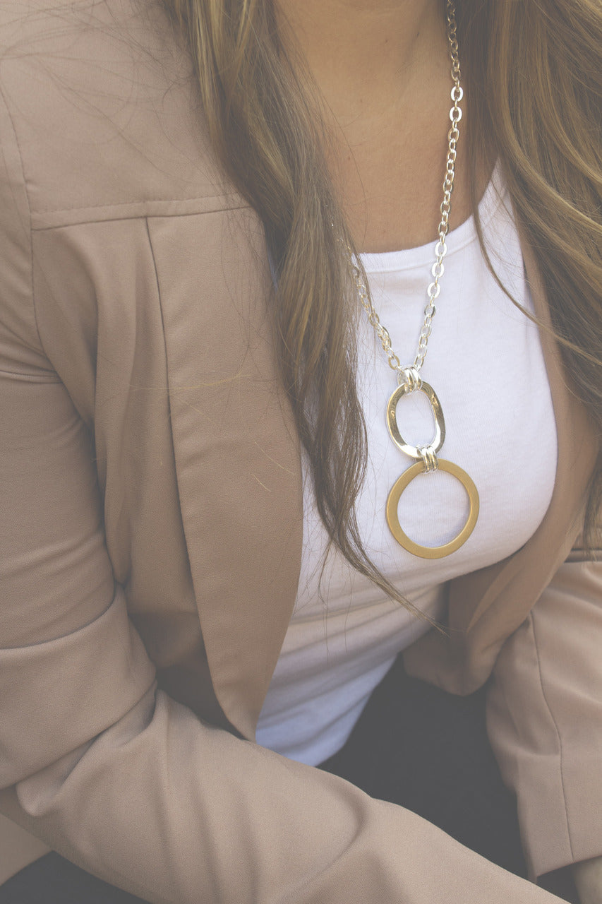 gold-silver-pendant-linked-chain-necklace