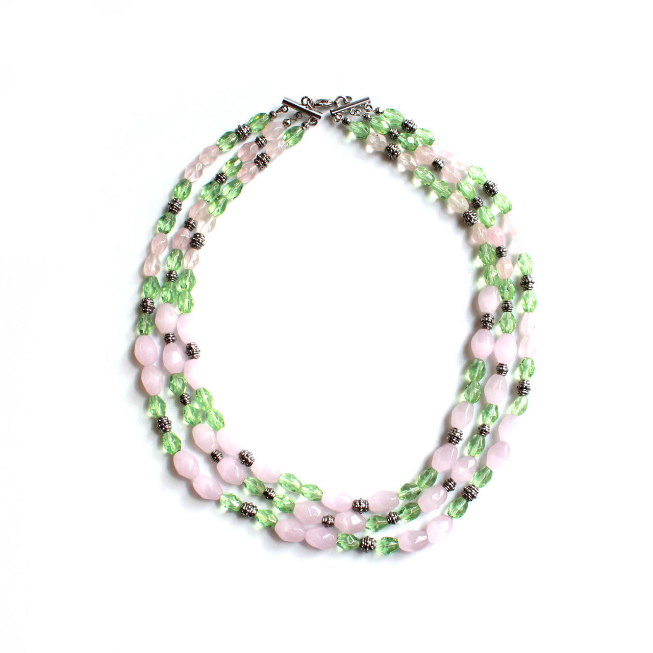 Perfectly Pastel Pink Quartz Necklace