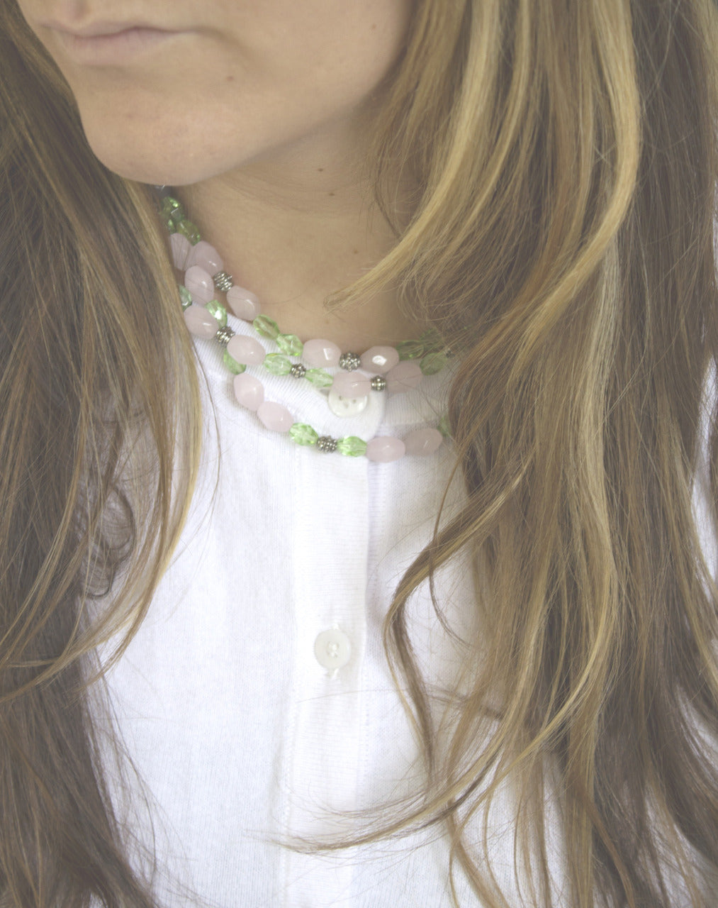 Perfectly Pastel Pink Quartz Necklace