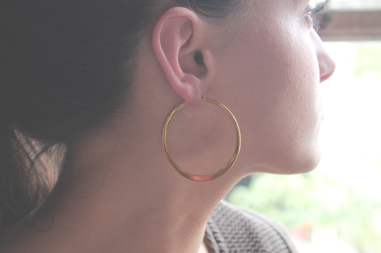 Hoop To It Gold Hoop Earrings
