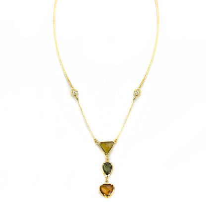 drop necklace-gold necklace