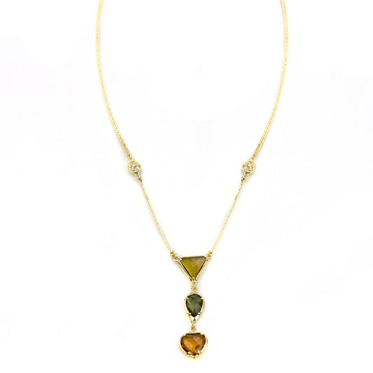 drop necklace-gold necklace