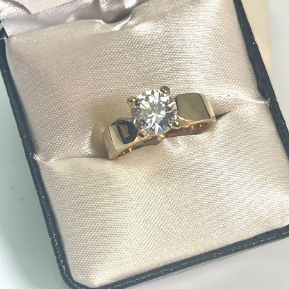 Classic 2ct Solitaire Cubic Zirconia Ring