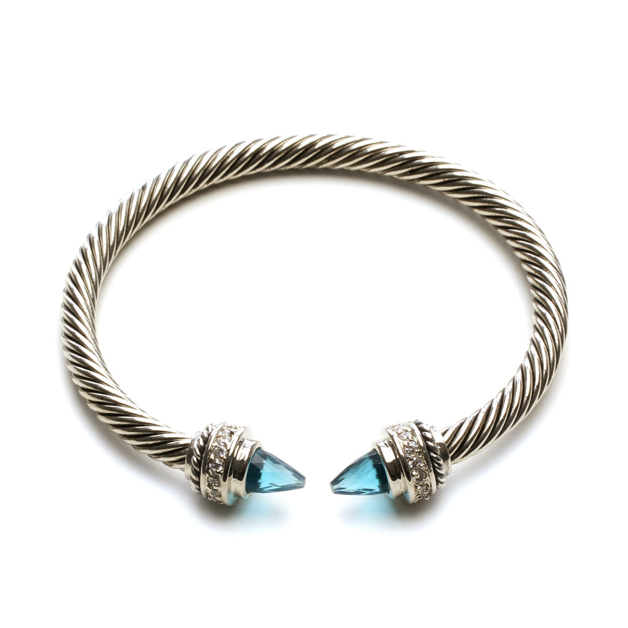 bracelet-designer inspired-silver cable-david yurman design