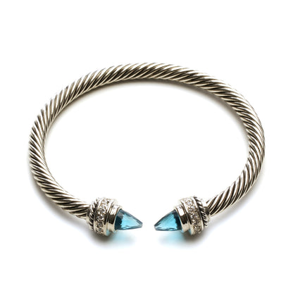 bracelet-designer inspired-silver cable-david yurman design