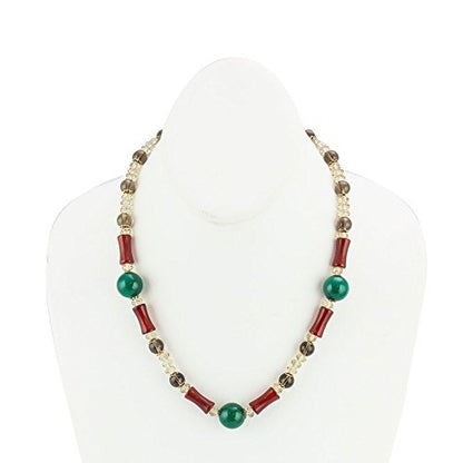 Lap of Luxury Genuine Stone Necklace