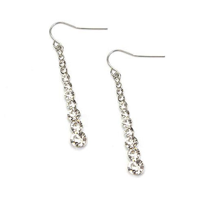 Austrian Crystal Graduated Drop Earrings