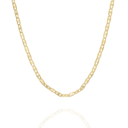 Women's 14kt Gold Plated Sterling Silver 18" Chain Necklace