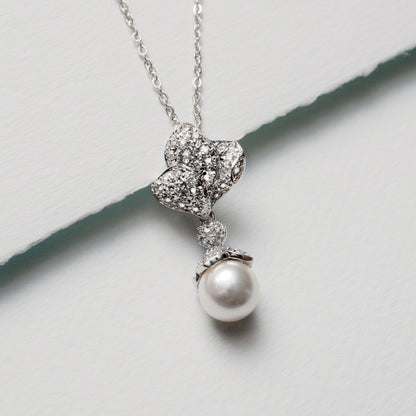 prom jewelry-wedding necklace-wedding jewelry-jewelry for the prom-crystal necklace-pearl necklace-bib necklace-pearl pendant