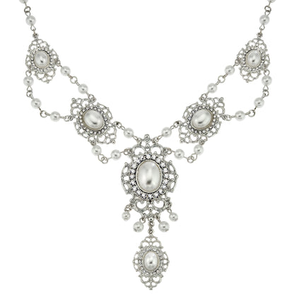 bridal jewelry-jewelry for the bride-brides necklaces-pearl necklace-prom jewelry-womens necklace-parl jewelry-statement necklace
